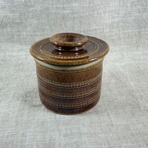 French Butter Bell Crock Poterie du Berry Stoneware Butter Keeper